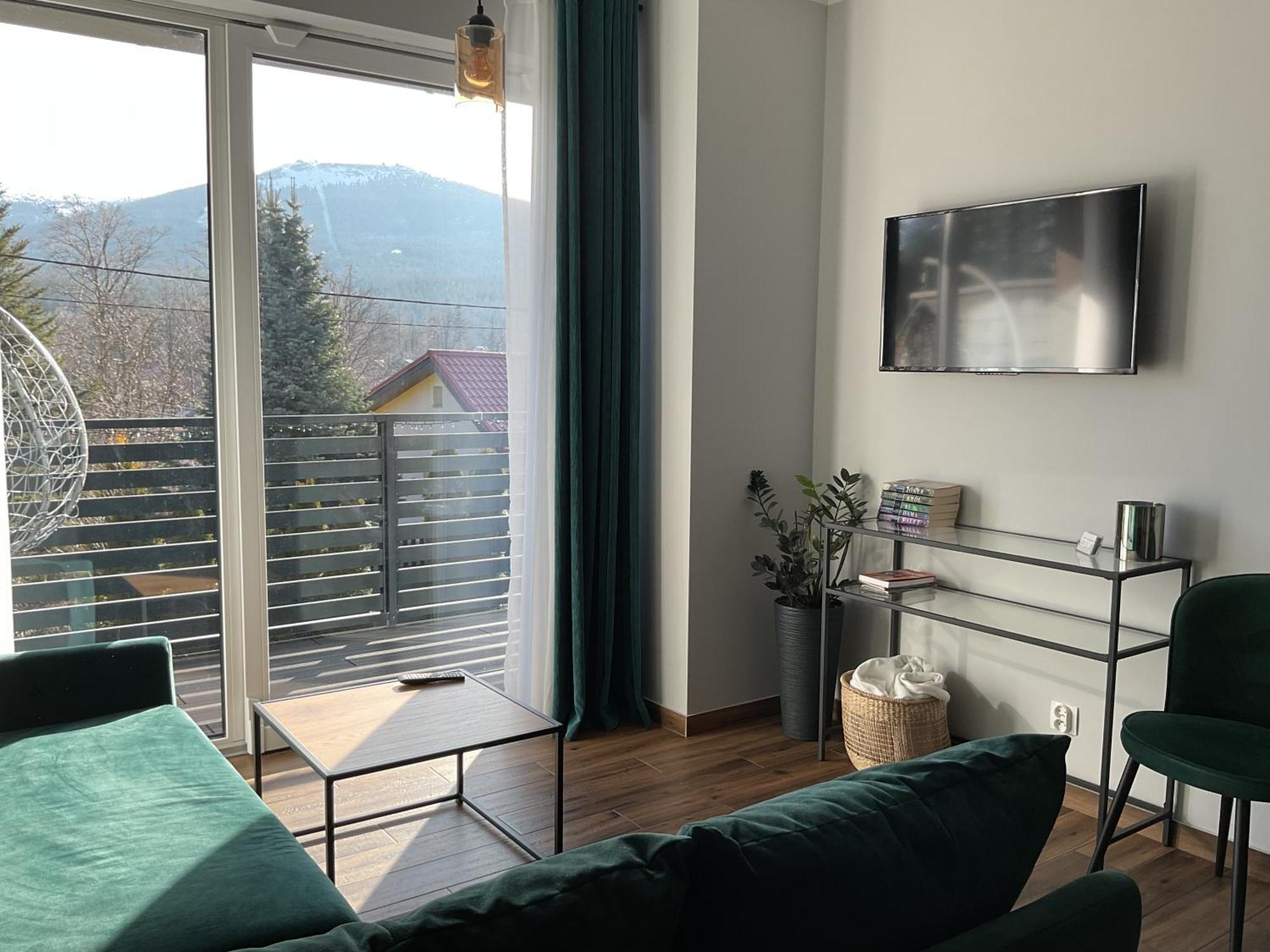 Z Widokiem Apartamenty - Apartamenty Z Widokiem Na Gory I Zewnetrzna Balia Szklarska Poręba Exterior foto